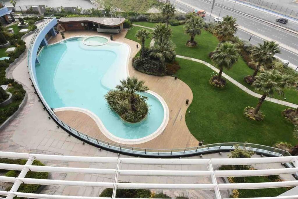 Luxury 2 Room Suite Apartment With Seaview In Center Istanbul Exteriör bild